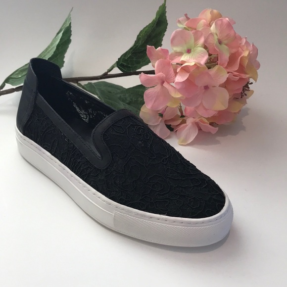 Rachel Zoe Shoes - 🔥1-Day SALE! Rachel Zoe Black Lace Slip-Ons (6.5)